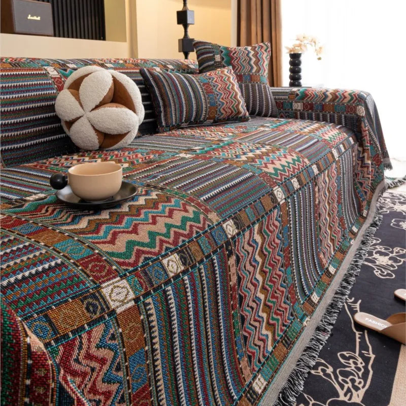Sofa Covers Chenille Sofa Mats Country Style Throw Blankets Mats 2025 All-season Camping Picnic Persian Style Sofa Cover